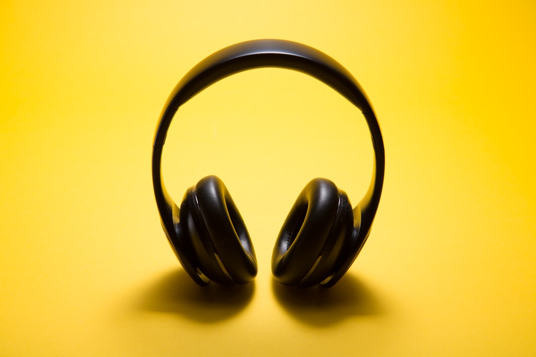 Studio headphones — audio production mood reference